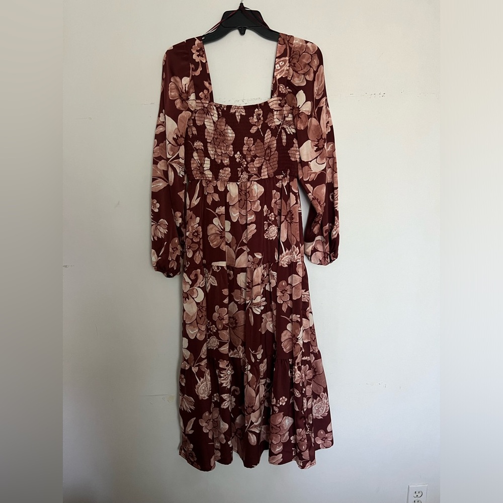 Floral Long Sleeve Dress